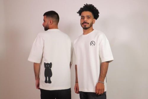 تبشرت اوفر سايز ابيض