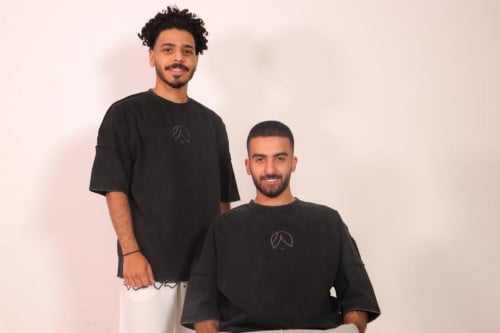 تيشرت اوفر سايز اسود