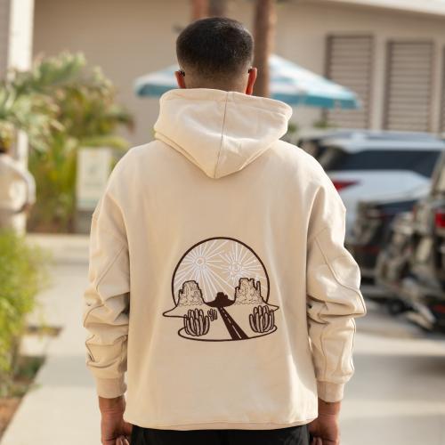 Hoodie beige