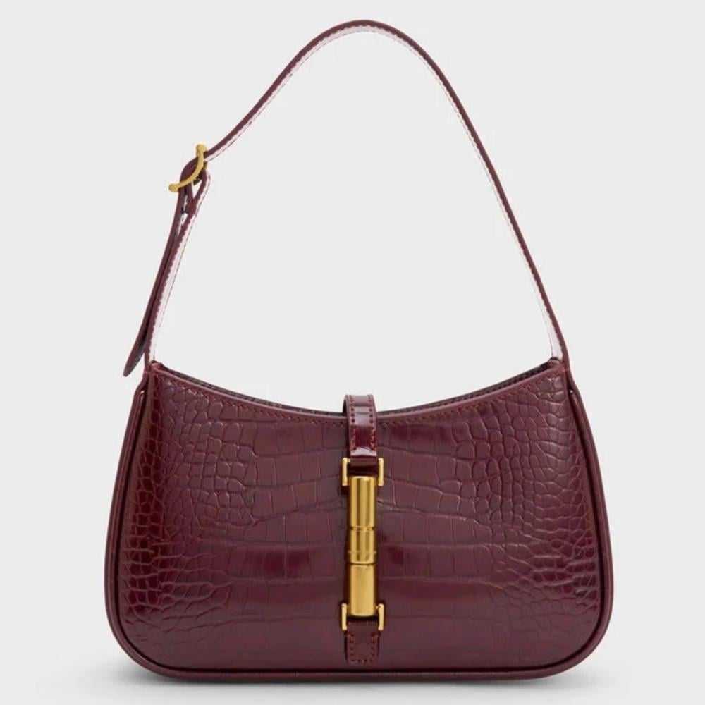 Croc burgundy