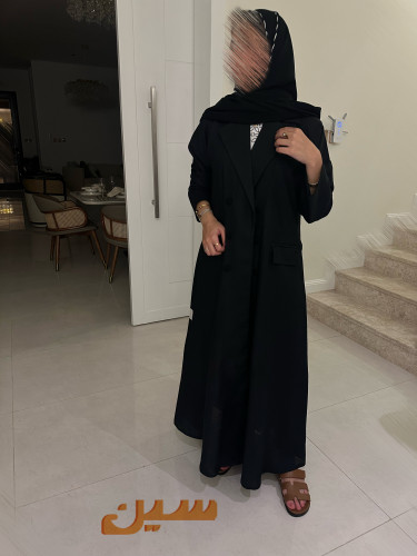 عباية كوت لينن هندي