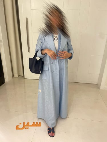 عبايه كوت لينن هندي