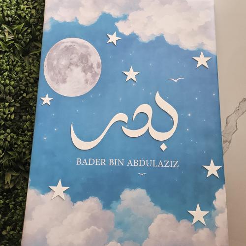 لوحة جدارية - الثيم حسب الطلب