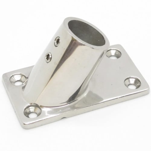 قاعدة مربعة ماسورة زاوية 60 ستيل مقاس 7/8 بوصة