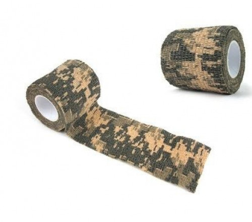شريط الاخفاء للبنادق أو الدرابيل أو الكاميرات مموه