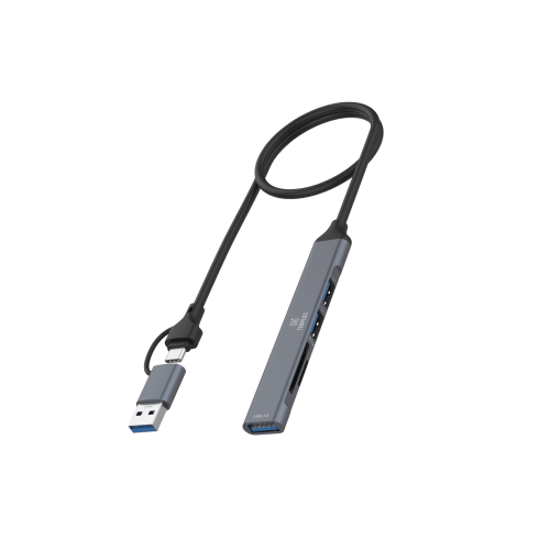 2 في 5 موزع USB C/ USB 3.0 إلى SD/TF قارئ بطاقة مع...