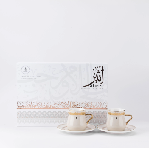 طقم 6 أكواب شاي من مجموعة أثير