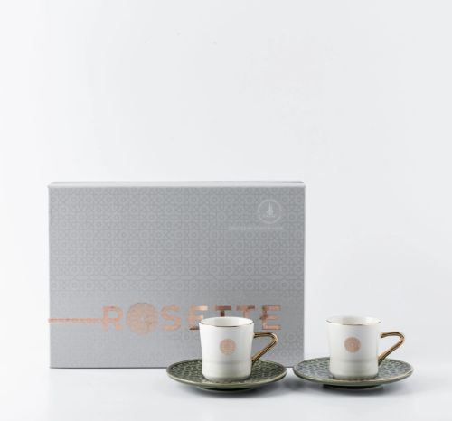 طقم 6 أكواب قهوة تركية من روزيت