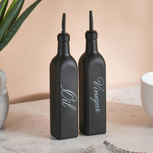 طقم قارورة زيت وخل 550 مل