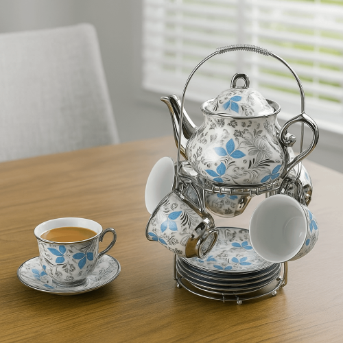 طقم الشاي الراقي 14 قطعة