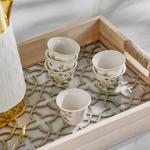 طقم 6 فناجين قهوة عربية