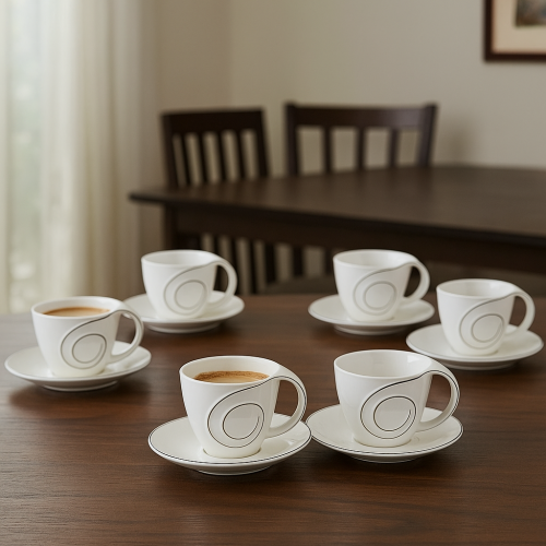 طقم 6 أكواب 140 مل