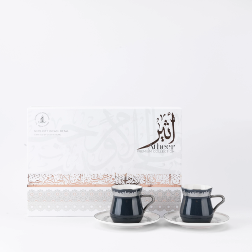 طقم 6 أكواب شاي من مجموعة أثير