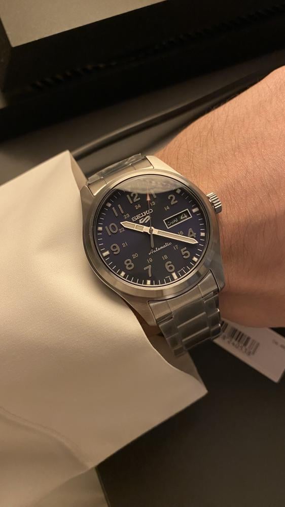 seiko ساعة اوتوماتيك - Field لون كحلي
