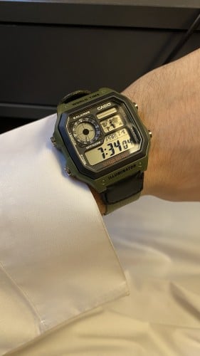 ساعة كاسيو - رقمية Ae-1200whb
