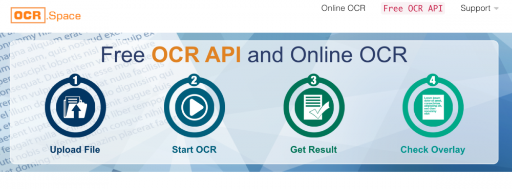 موقع ocr.space لتحويل الصور إلى نصوص