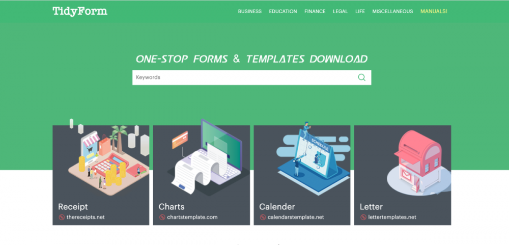 موقع لتحميل القوالب الجاهزة في مختلف المجالات