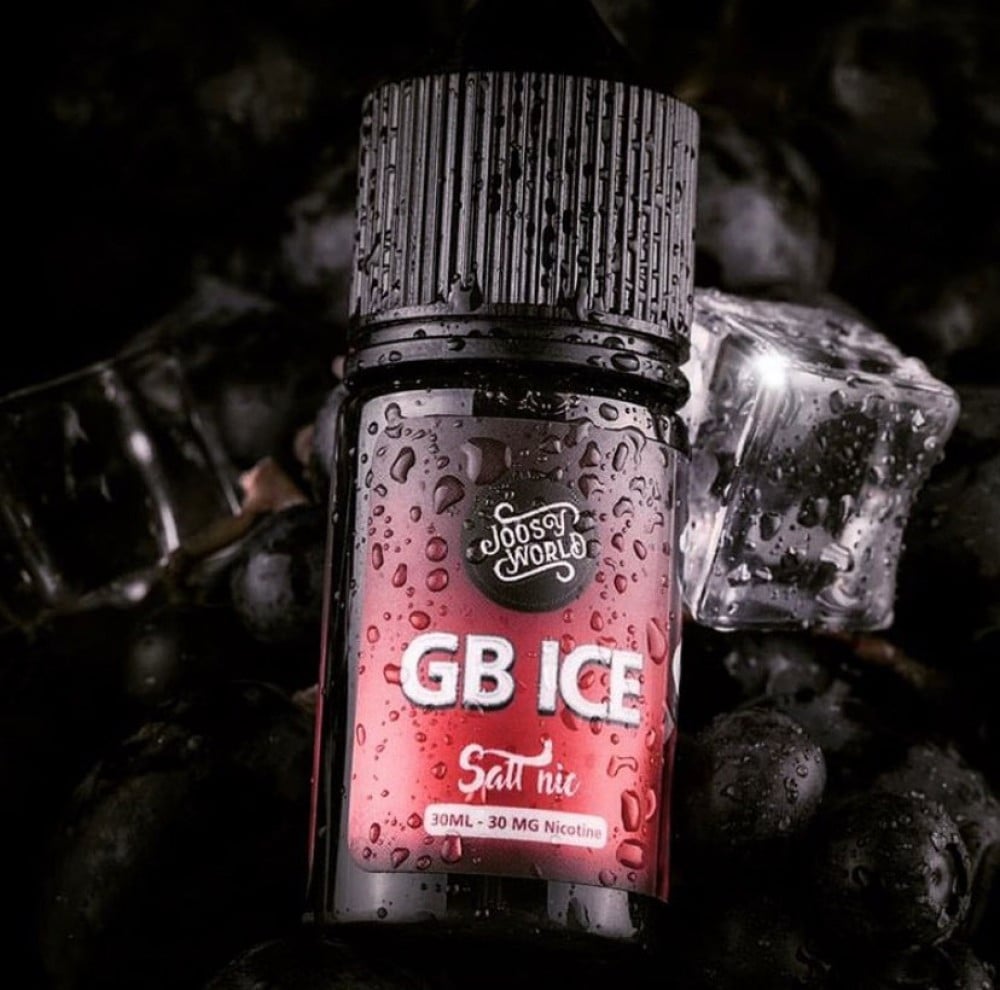 تصميم مريح في اليد نكهة سولت عنب بارد Joosy World GB Ice