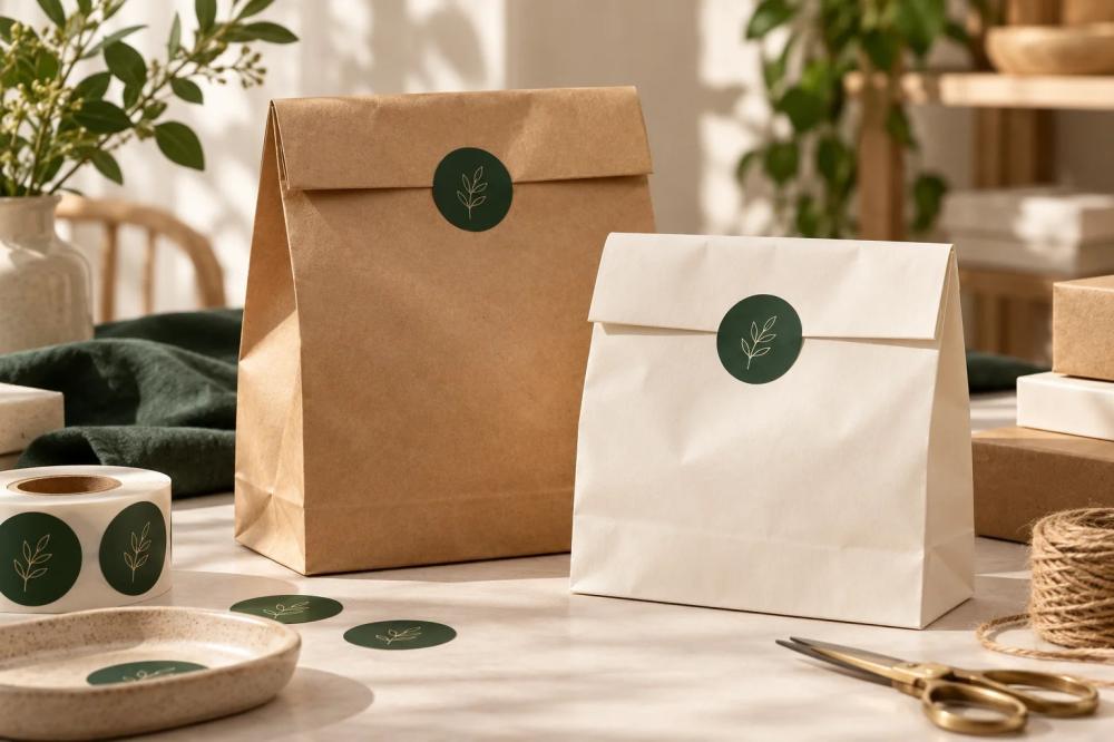 استيكر إغلاق أكياس مخصص لتغليف طلبات المتجر من ENJOY STORE