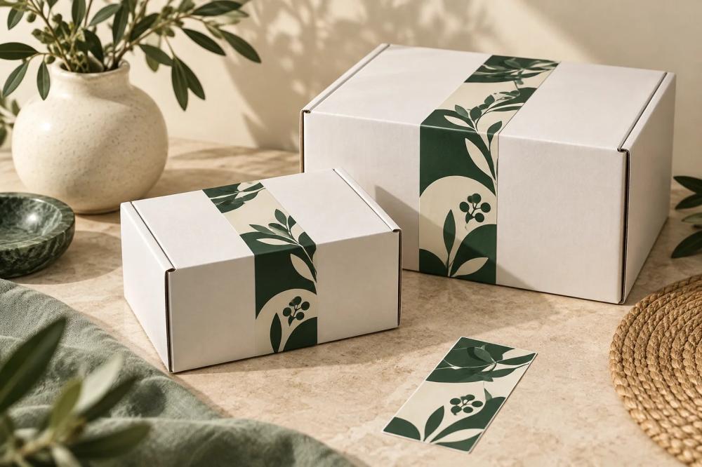 استيكر إغلاق بوكسات مخصص بمقاسين 15×6 و 21×9 سم من ENJOY STORE