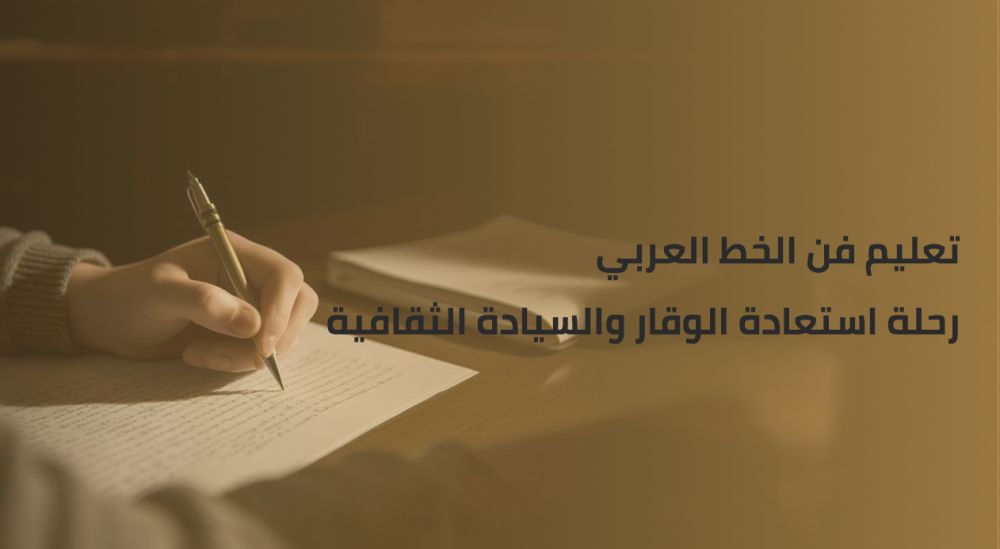 تعليم فن الخط العربي - رحلة استعادة الوقار والسيادة الثقافية