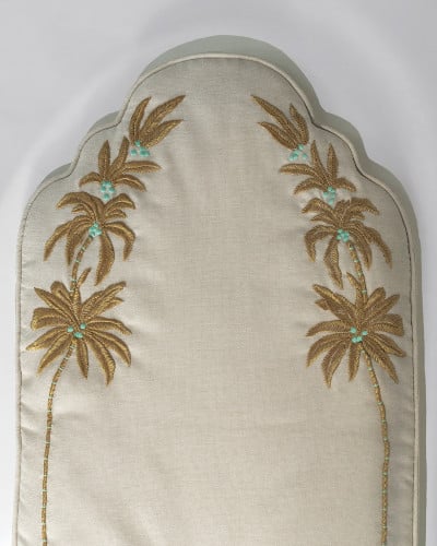 R-01 سجادة صلاه كبيرة مبطنة، مع جلال/شرشف صلاة (شرشف الصلاة قطن طبيعي سادة لف مفتوح بدون أكمام)