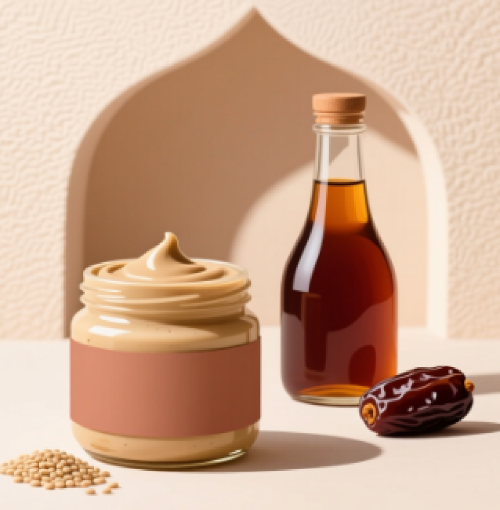 طحينة ودبس تمر