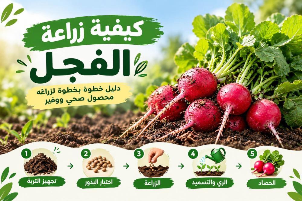 كيفية زراعة الفجل