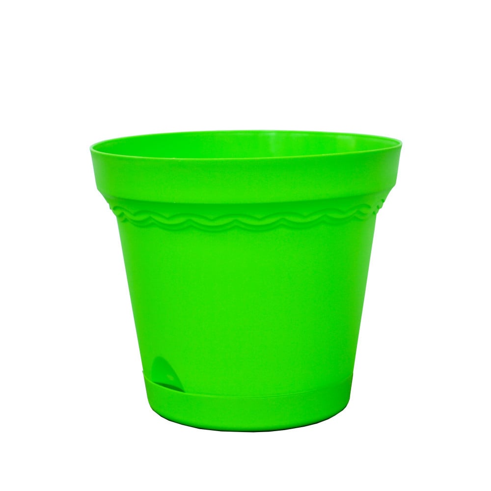 حوض زراعي بلاستيك مقاس 30*30 سم لون أخضر