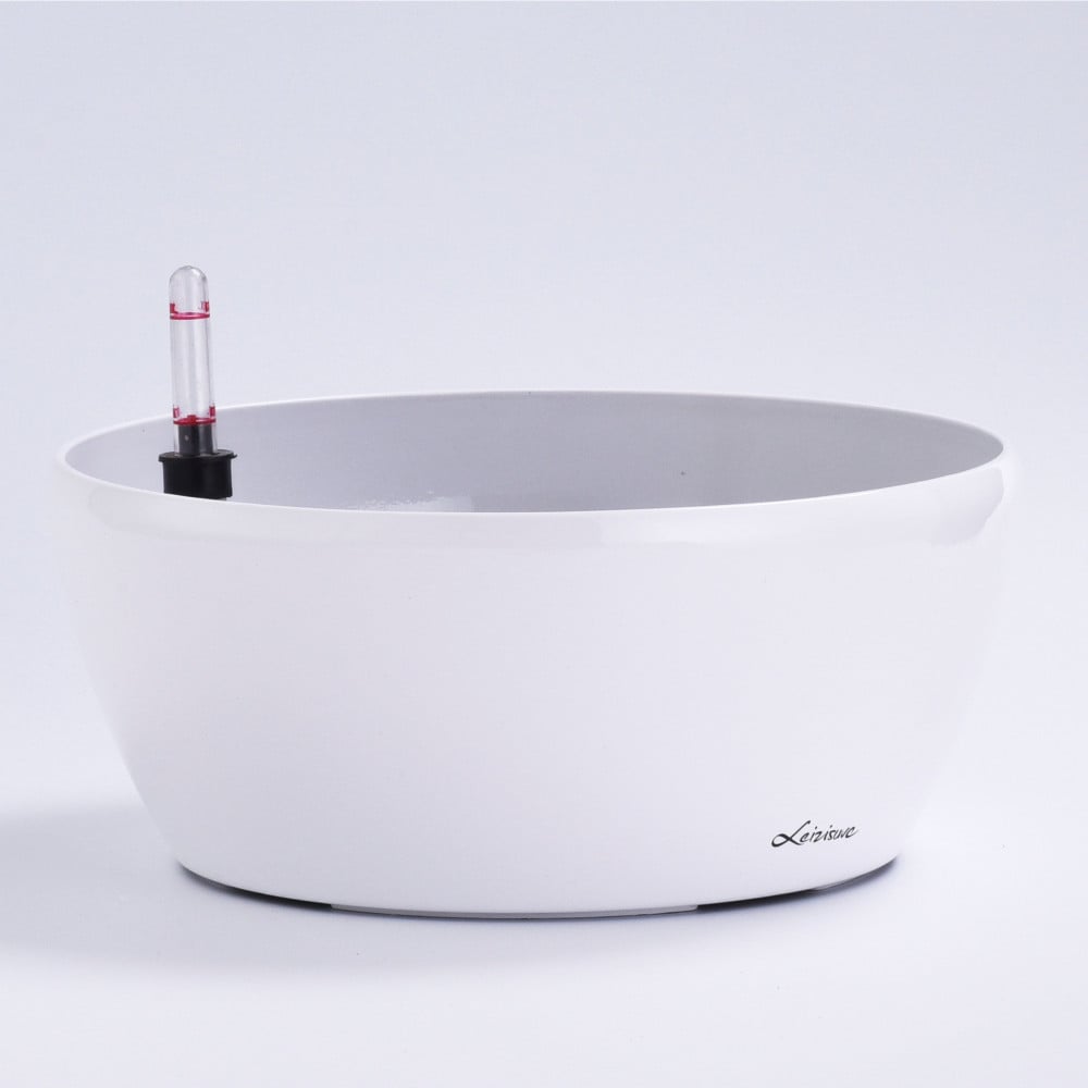 حوض زراعة ذاتي الري مقاس 12*27.6 فايبر ابيض