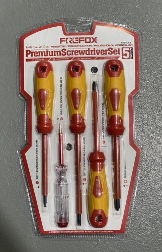 5Pcs Electrical Screw Driver Set