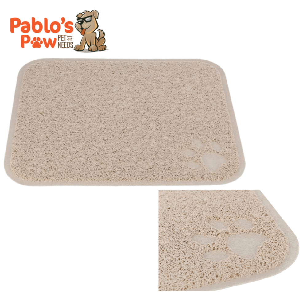 Trixie Cat Litter Tray Mat 37x45cm Beige Pablos Paw Online Pet