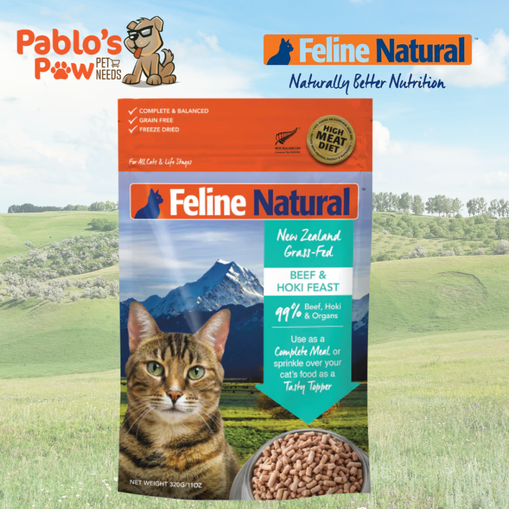 Feline Natural ビーフ フィースト 320g フィーラインナチュラル 猫用 フリーズドライ ビーフフィースト