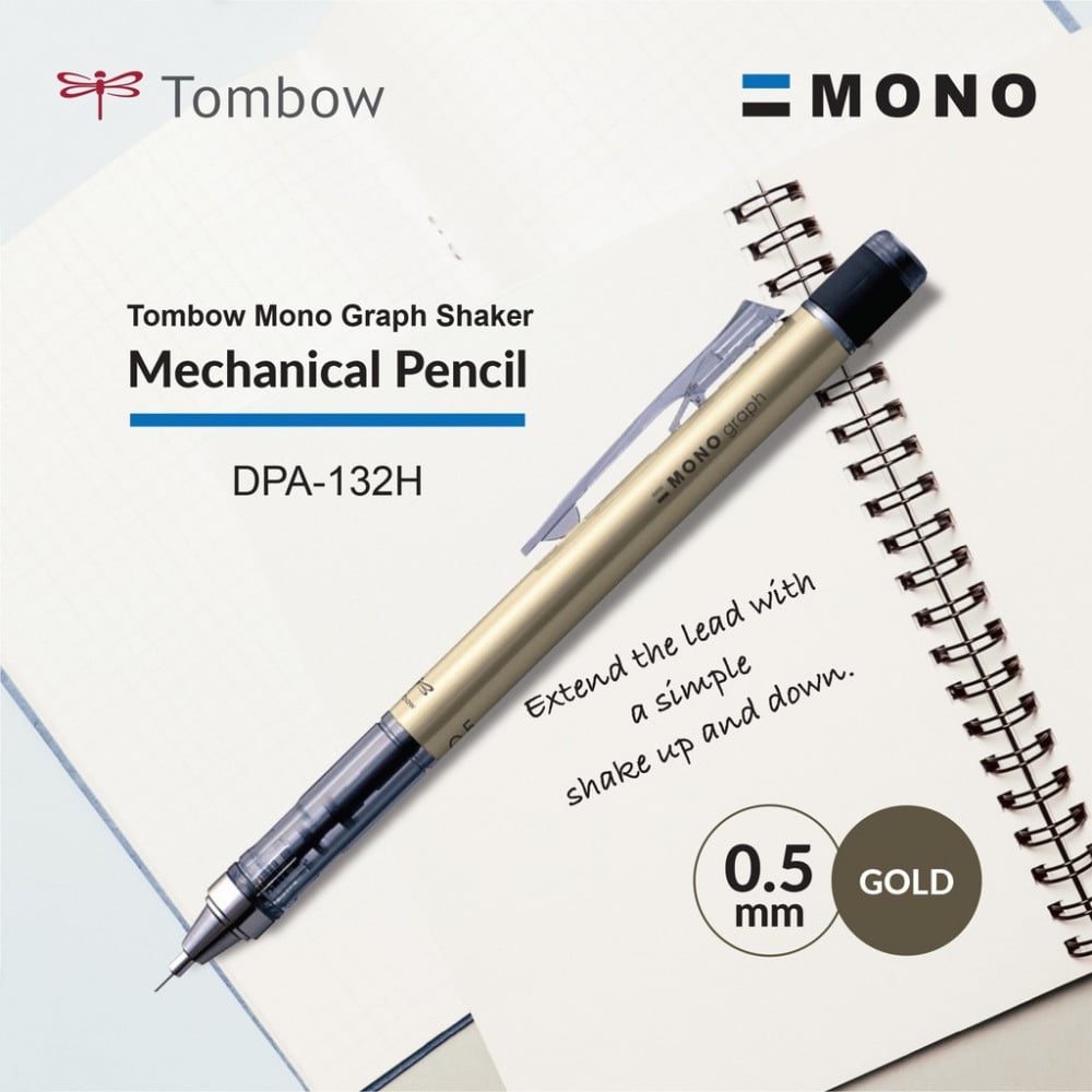 Mono - قلم ميكانيكي ذهبي 0.5mm