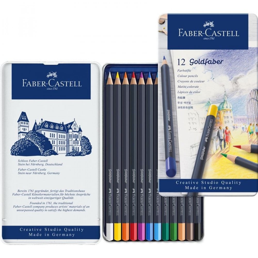Faber Castell - مجموعة الألوان  الفنية - ١٢ لون