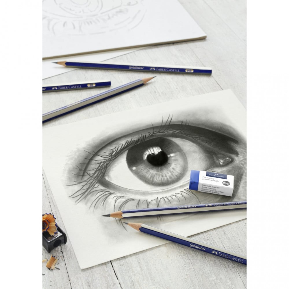 Faber Castell - طقم جرافيت من ٦ أقلام مختلفة الدرجات