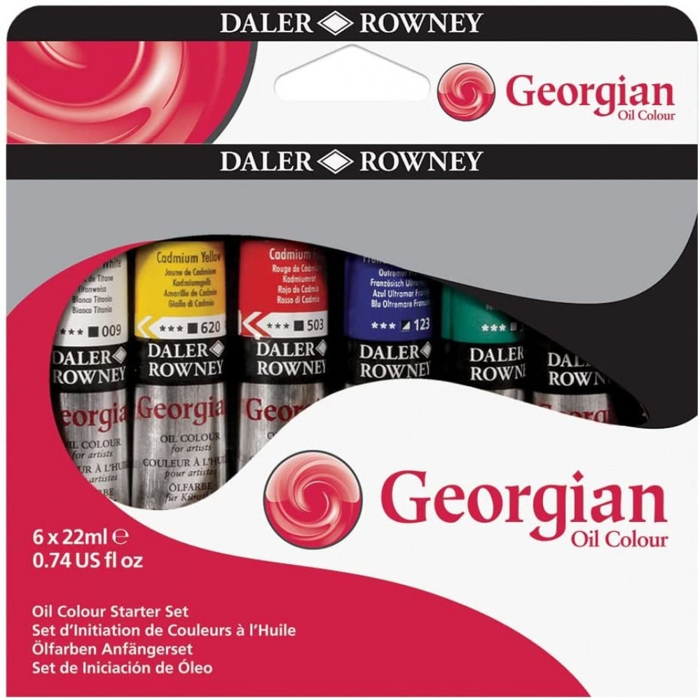 Daler-Rowney Georgian Oil Colour Introduction Set (6 x 22ml)