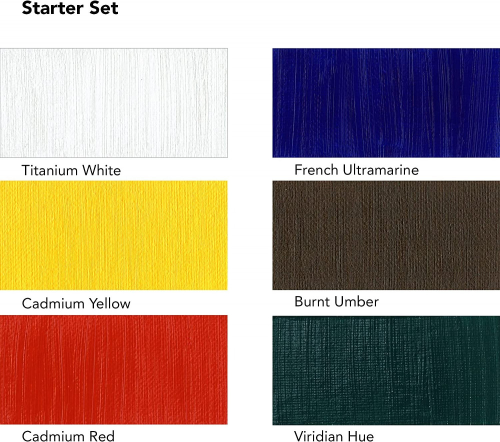 Daler-Rowney Georgian Oil Colour Introduction Set (6 x 22ml)