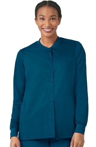 Caribbean blue clearance scrub jacket