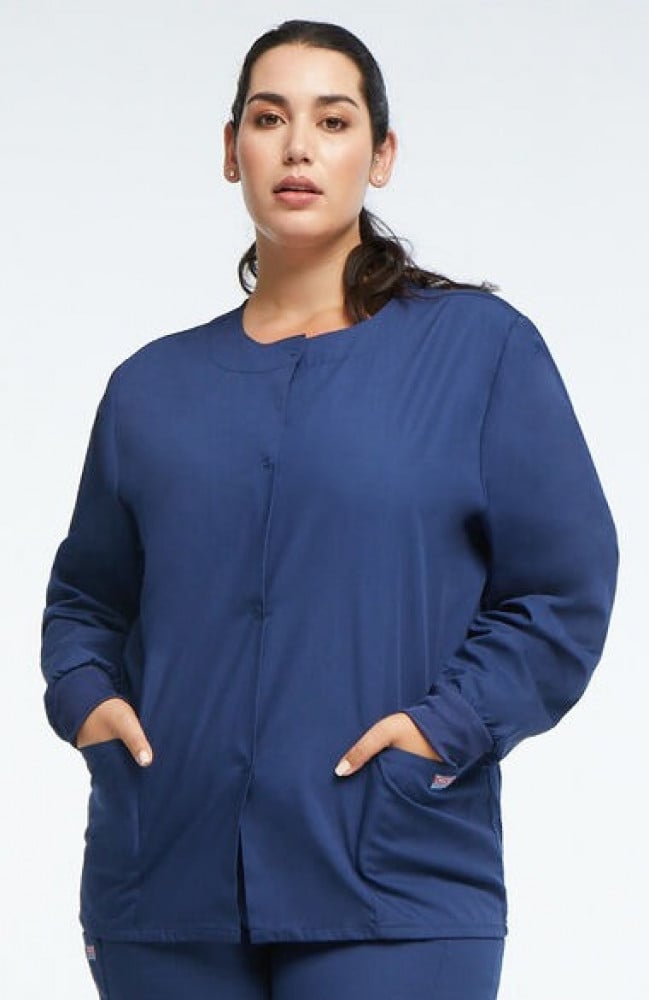 Plus size scrub on sale jacket