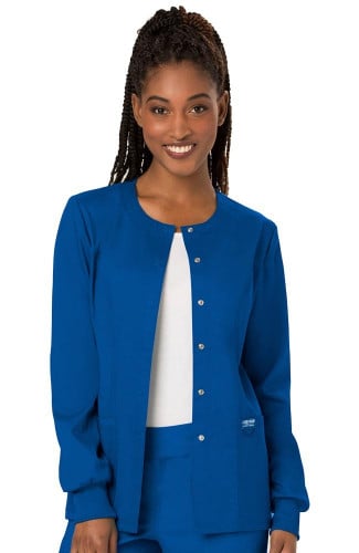 Scrub jacket 2025 royal blue