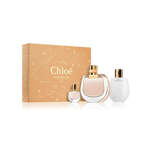 طقم عطر كلوي نوماد او دو برفيوم 75مل+عطر سكب 5مل+بودي لوشن100مل