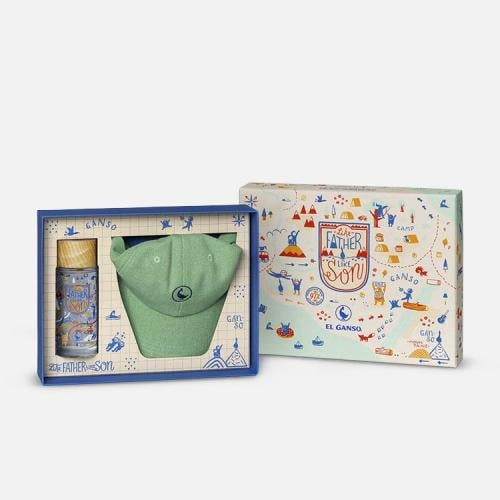 طقم هدايا لايك فاذر لايك صن قطعتين من إل غانسو