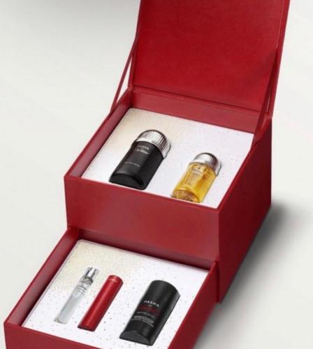 مجموعه فاخره عطور كارتير باشه عطر باشا الاسود 100مل  وعطر باشا الذهبي 50مل  وعينه مع جراب15 مل  ومزيل عرق حجم كبير