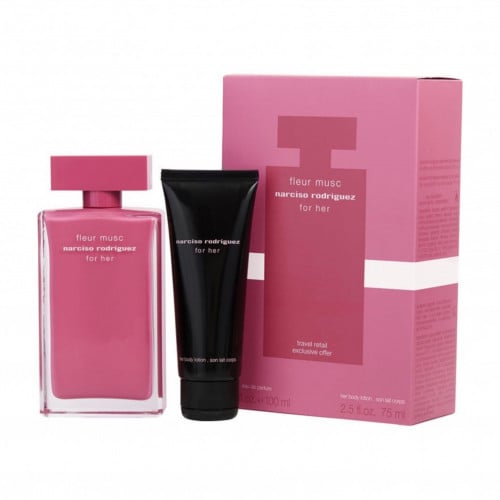 عطر نرسيسو فلاور مسك حجم 100مل مع لوشن75مل