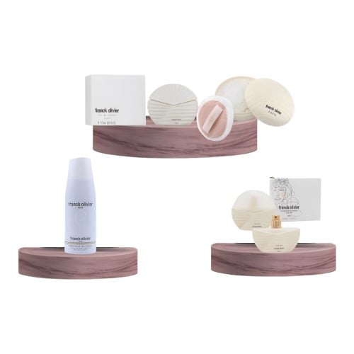 طقم فرانك اولفر طقم عطر 75مل_عطر شعر50مل_اسبريه250مل_بودره 200جرام