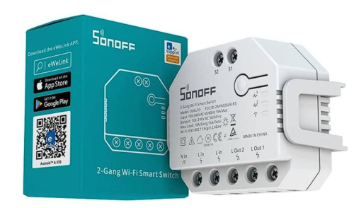 2 Gang wi-fi smart switch