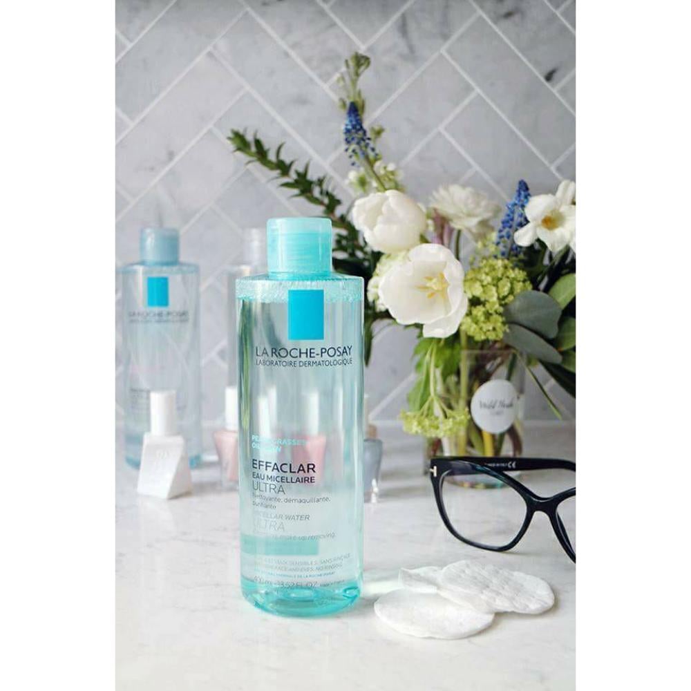 إيفاكلار مياه ميسيلار ألترا من لاروش بوزيه للبشرة الدهنية والحساسة 400مل