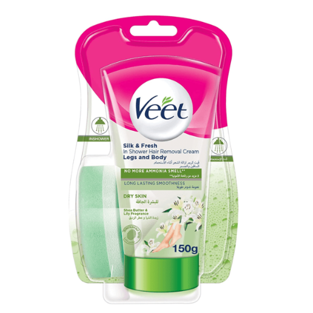 كريم لإزالة الشعر أثناء الاستحمام الساقين والجسم من فيت 150 مل