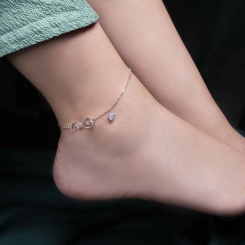 خلخال بلس Bliss الفضي الطبي